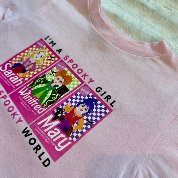 Girls 2t Hocus Pocus themed Halloween Short Sleeve Tshirt - Picture 4 of 5